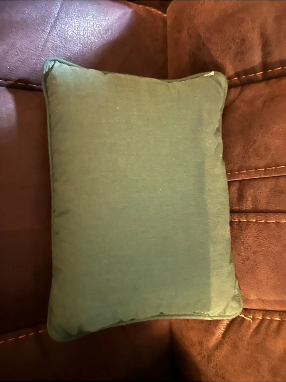 Home Sweet Home Accent Pillow - Blue with Red House Motif